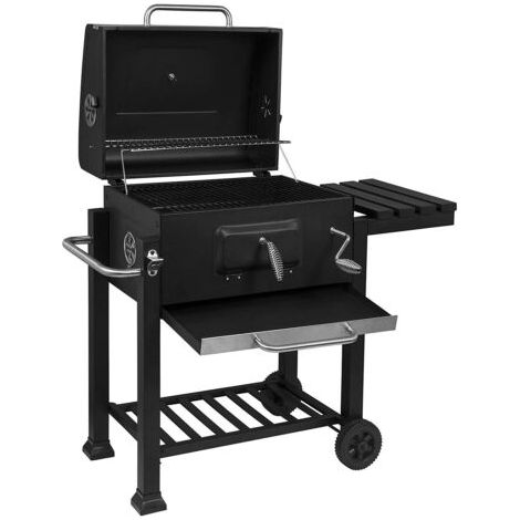 WOLTU Griglia a Carbone Portatile con Ruote Barbecue BBQ Carbonella Grill Grande (1/5)