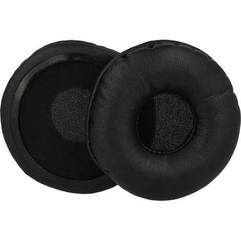 vhbw 2x Ear Pad Cups Cushion Covers compatible with Sony Zx100, V300, Zx300, V150 On-Ear Headphones Headset - black, 6.8cm (1/4)