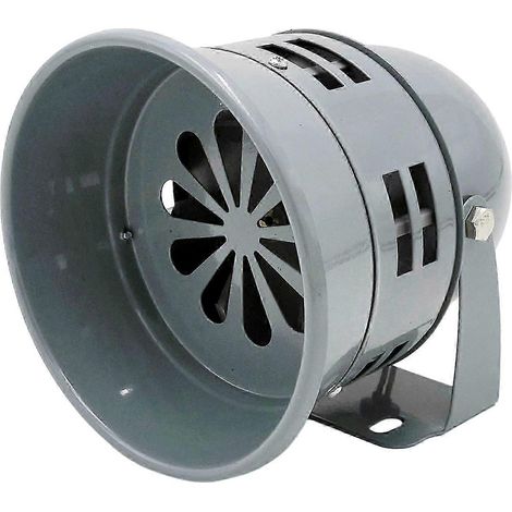 Sirena de 12 V y 110 dB con motor eléctrico, alarma/sirena metálica (de aire) para recordatorio industrial en automóviles. (1/5)