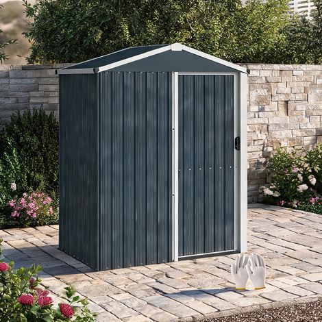 Abri de jardin en aço Galvanizado 136 x 87 x 179 cm (1/5)