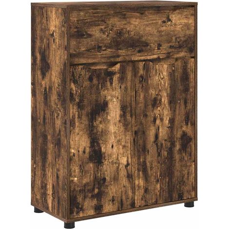 Badezimmerschrank Geräucherte Eiche 72,5 x 36,5 x 100 cm vidaXL