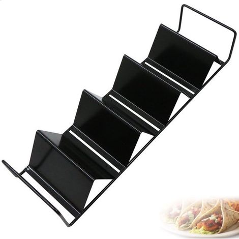 Support à burritos en acier inoxydable - Durable et empilable - 1 pièce (1/2)
