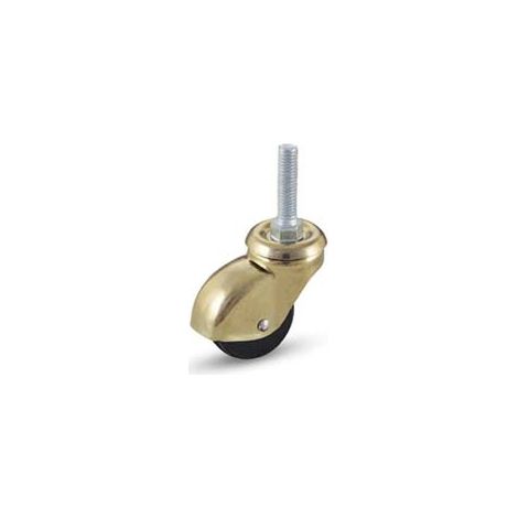 RUOTE A CUFFIA IN GOMMA CON PERNO 210B- - ø mm.35x18 perno ø mm.8x30 mm.50h. port. Kg.15 - 4 pezzi AVO