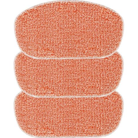Lot de 3 tampons de rechange pour balai à vapeur compatibles avec le nettoyeur à vapeur PurSteam 10 en 1 (1/5)