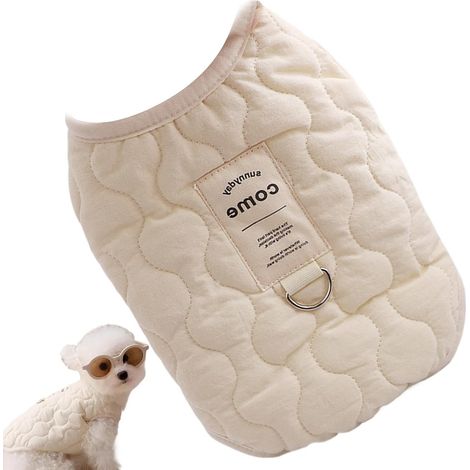 Cappotto invernale impermeabile per cani di piccola taglia, comodo gilet da neve per cani e gatti, gilet per cani con foro per pettorina integrato, gilet invernale impermeabile per animali domestici (1/5)