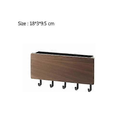 Crochet mural en bois décoratif, boîte de rangement pour objets divers, porte-clés, étagère de rangement, organisateur de maison, cintres