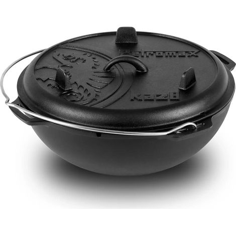 Petromax Kazan 8 Liter Feuertopf aus Gusseisen - Der Wok unter den Dutch Ovens (1/5)
