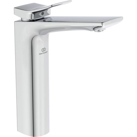 IDEAL STANDARD Mitigeur lavabo Conca réhaussé sans tirette sans vidage chrome (1/5)