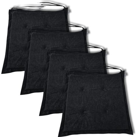 Cojines para silla 40x40x3 cm 0001 - juego de 4 (1/5)