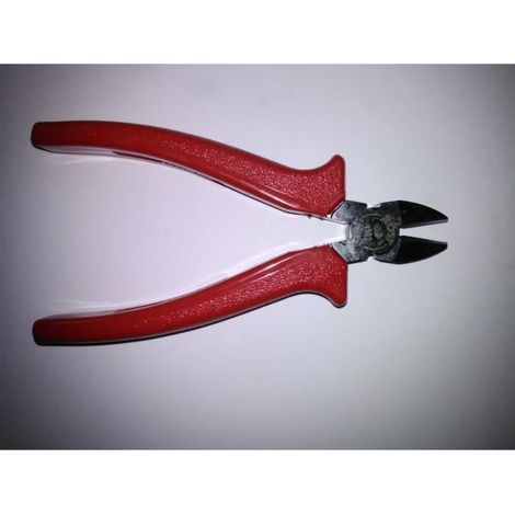Pince coupante diagonale - BOST - BOST 1191-14 - 140 mm - gainée rouge - chromée