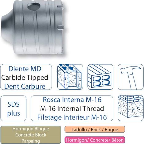 Trépan béton carbure léger PRO SDS PLUS (40) (1/4)