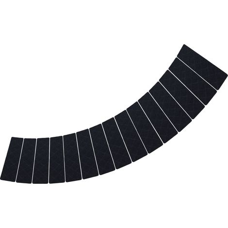 15 pièces de tapis d'escalier antidérapants et doux à motif strass pour la maison, tapis d'échelle, tapis de marche (1/5)