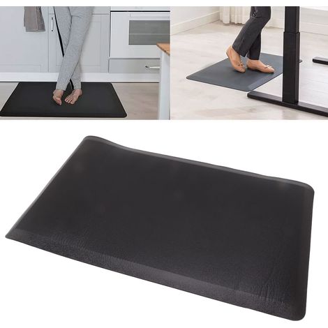 Tapis de cuisine à angle doré, anti-fatigue, lavable, résistant à l'huile, imperméable, antitache et antidérapant. (1/5)