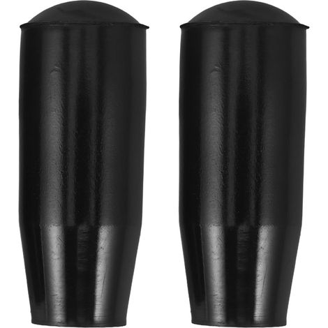 2pièces Manchon de Poignée de Porte de Chaudière Plastique Résistant Chaleur Accessoire pour Poignée de Porte de Cheminée Four et Cuisinière Protection Anti-brûlure Facile (1/5)