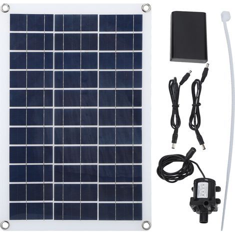12-V-Solarwasserpumpe, professionell, effizient, geräuscharm, für Springbrunnen, Vogeltränken, Teiche, Garten (1/5)