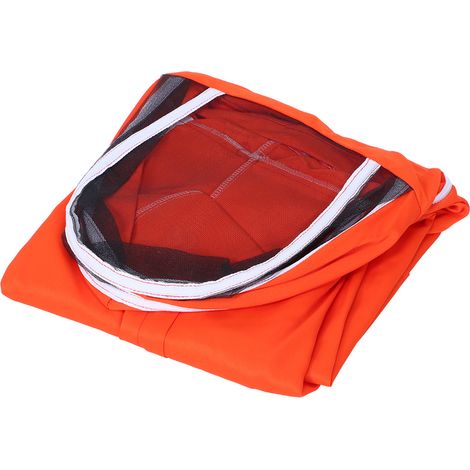 Combinaison d'apiculteur orange une pièce, vêtements de protection pour l'apiculture, équipement apicole (XXL) (1/5)