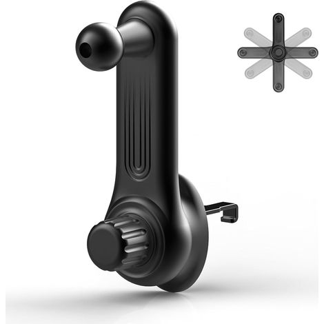 Clip di fissaggio per bocchetta di ventilazione auto, supporto universale per telefono da auto, clip di ricambio per bocchetta di ventilazione, clip con snodo sferico da 17 mm per auto, compatibile co (1/4)