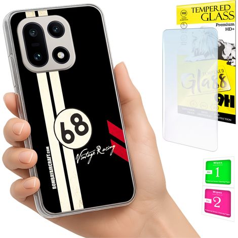 Funda para OnePlus 15 Photo, cubierta trasera + cristal 9H (1/5)