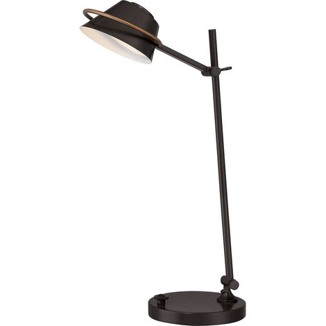 Elstead - Lampada da scrivania a LED a 7 luci in bronzo occidentale (1/3)