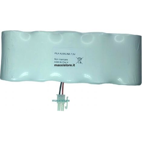 Panasonic batteria 7,5V compatibile con allarmi Antifurti Duevi pacco batterie