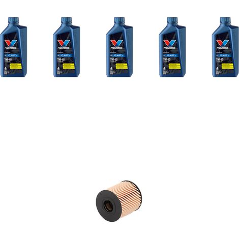 Kit filtro olio e 5L compatibile con Citroen C4 Picasso 2.0 16v 103kw dal 2006 (1/5)