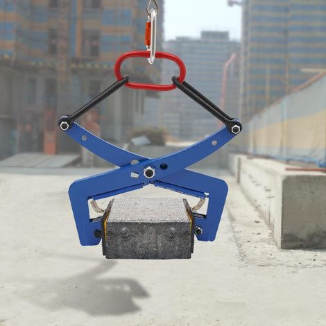 Pince de levage verticale stable en acier Q235 pour plaques jusqu'à 300 kg - Pince professionnelle avec ouverture réglable et contrôle de sécurité pour fonctionnement de grue (1/5)