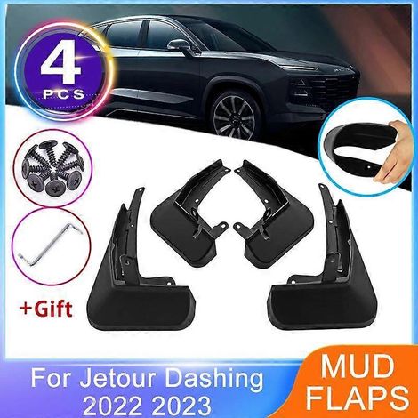4-teiliges Set Schmutzfänger für Jetour Dashing 2022 2023, vorne und hinten, Spritzschutz, Radlaufschutz, Kotflügel, Autozubehör (1/5)