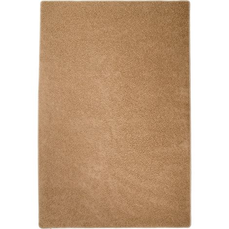 Shaggy Hochflor Teppich Beige 100 x 150 cm