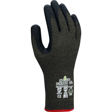 Gant anti-coupure S-TEX 581 : souple, ajusté et doté d’un revêtement en nitrile respirant de pointe pour une précision maximale,120 gants, taille Small (1/2)