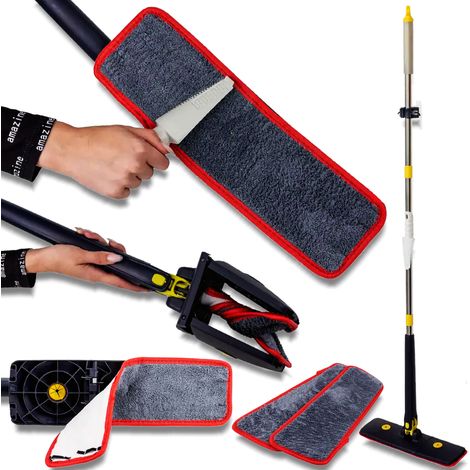 Mocio rotativo con strizzatore a farfalla WMC + 2 coperture (1/5)