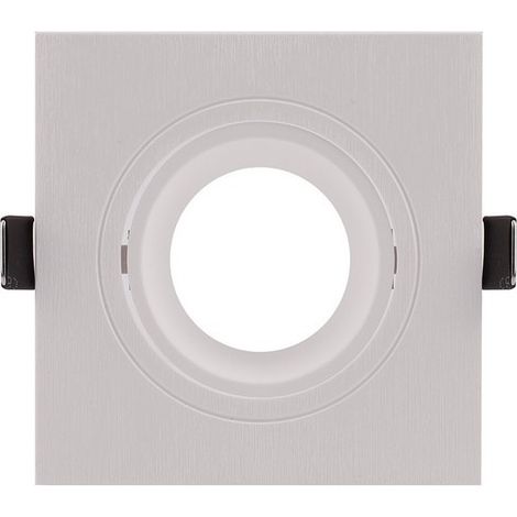 Inspired Mantra  - Lamborjini - Foco empotrable cuadrado, 1 x GU10 (máx.12 W), blanco (1/5)