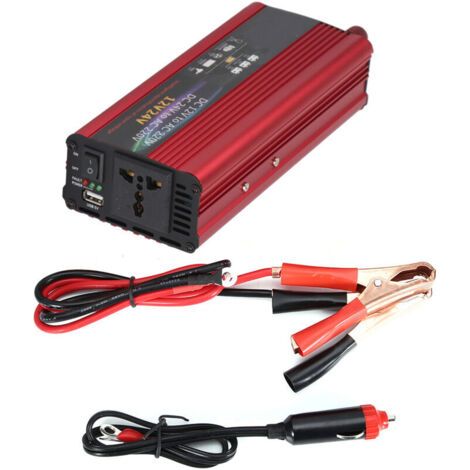 Convertisseur universel 12V 24V d'énergie solaire de voiture 2000W 12V à 220V (1/4)