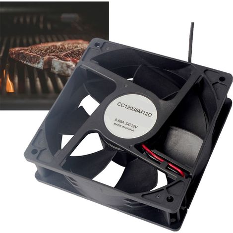 Ventilateur Pour Grill À Charbon Numérique Gravity Series - 120 X 120 X 38 Mm - 12 V Cc - Compatible Modèles 560 800 1050 - 1 Pièce (1/5)