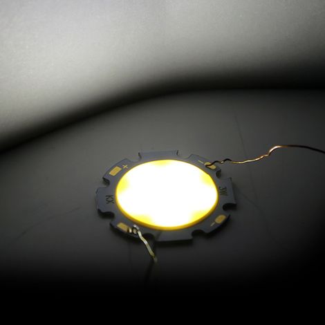 10er-Pack Hochleistungs-3-W-COB-LEDs (rund), natürliches Weißlicht (4000 K) (1/5)