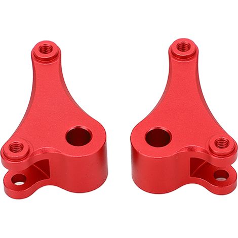 Paar Ersatz-Querlenker aus Aluminiumlegierung für die Vorderachse des Traxxas E Revo VXL 1/16 RC-Cars, rot (1/5)