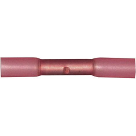 Vogt Verbindungstechnik 3735h Stoßverbinder mit Schrumpfschlauch 0.705 mm² 1 mm² Vollisoliert Rot 1