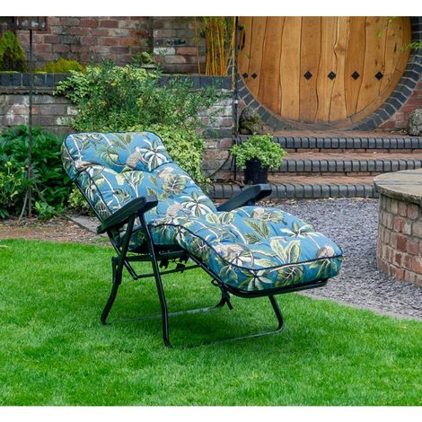 Tropical Deluxe Relaxer - L73 x W58 x H99 cm - Blue