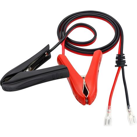 Pince Crocodile pour Batterie, Pince Crocodile Pince Crocodile 12 V 24 V Câble De Démarrage pour Batterie De Voiture, Câble D'extension Pinces Crocodiles Pinces Batterie Voiture