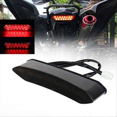 Schwarze LED-Rückleuchte für 700-ccm-Motorräder (1 Stück) (1/5)