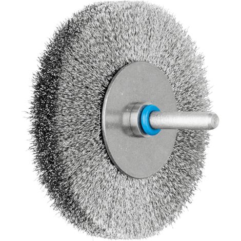 PFERD INOX-TOTAL Rundbürste ungezopft RBUIT Ø80x15 mm Schaft-Ø6 mm Edelstahl-Draht-Ø0,15 (1/4)
