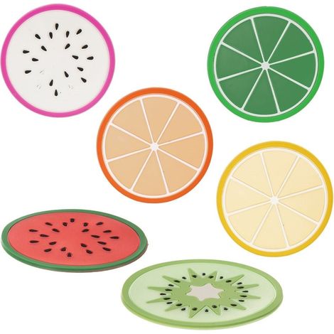 Obstbecher-Untersetzer 8,5 cm 6 Stück. (1/5)