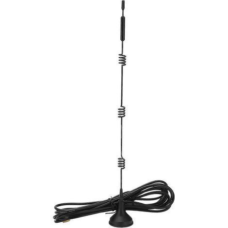Antenne radio 5G 15 dBi pour toutes les bandes de fréquences, filetage SMA femelle, broche interne, antenne à ventouse pour appareils sans fil (1/4)