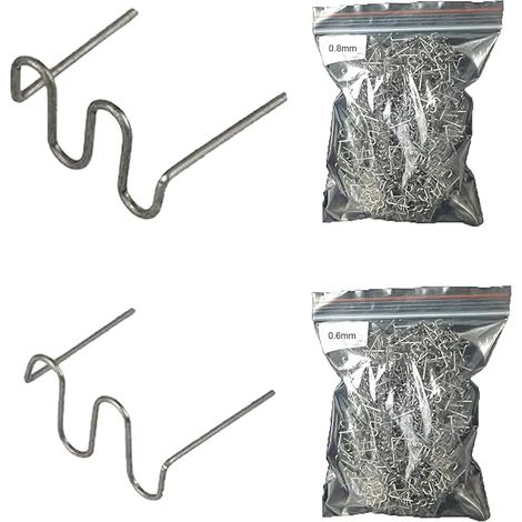 Agrafes de Soudage de Voiture, Agrafes Chaudes pour Réparation de Soudure, Soudage de Carrosserie, Réparation de Soudure en Acier Inoxydable (1/5)