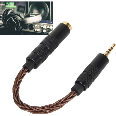 Câble Audio 4 4 Mm Femelle Vers 2 5 Mm Mâle - Adaptateur Équilibré Pour Écouteurs - 14 Cm (1/5)