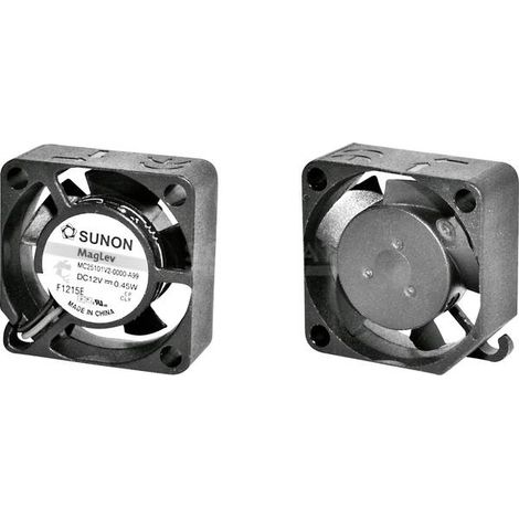 Sunon MF25101V11000UA99 Ventola assiale 12 V/DC 6.45 m³/h (L x L x A) 25 x 25 x 10 mm