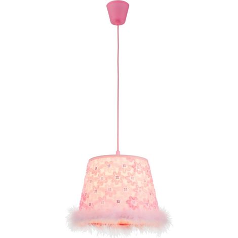 Globo - hängeleuchte - TARSO - rosa - kunststoff - Ø 30cm - E27 -