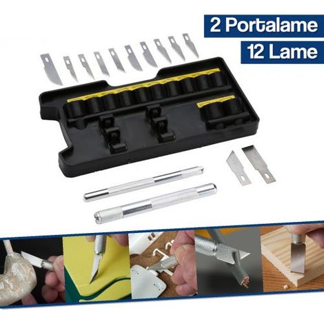 Stanley Tagliabalsa Kit coltelli e lame 14pz bisturi multifunzione STHT0-73872 (1/5)