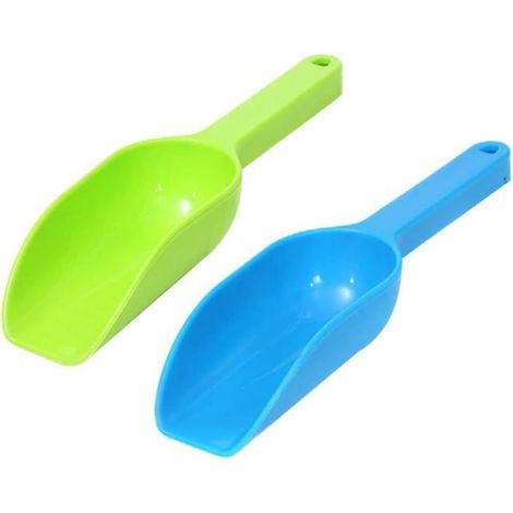 2 pelles à sable et à neige robustes en plastique avec poignées ergonomiques pour jouer dans le sable et jardiner (1/5)