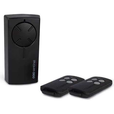 Kit récepteur radio universel SCS SENTINEL - 12/24V - Avec 2 télécommandes, boutons gris - RadioGate Kit