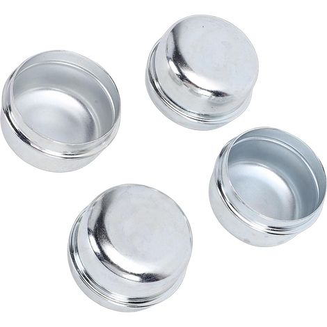 Capuchons Anti-poussière D'essieu de Remorque, Couvercles de Roulements en Acier Durables pour Bateaux RV 4 Pièces-2000-3500 Lbs (1/5)